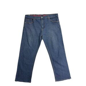 LU Relaxed Fit Straight Leg Jeans W40 X L30 Lightweight Denim By LU 70% Cotton 2